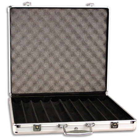 Aluminum Chip Case - 1000 Chips Capacity