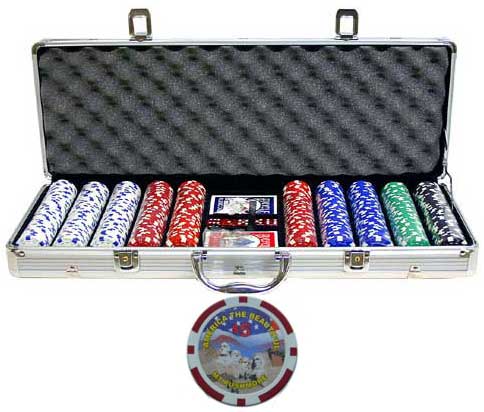 America the Beautiful 500 PCS 11.5g Poker Chip Set w/ Case