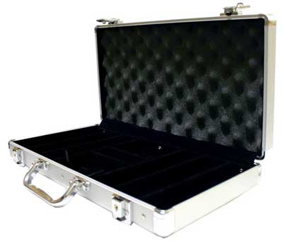 Aluminum Chip Case - 300 Chips Capacity