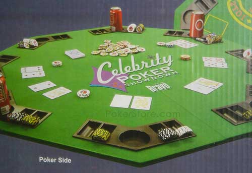 Celebrity Poker Showdown Table Top - Poker & Blackjack