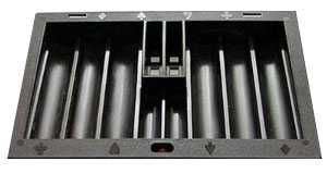 Poker Chip Tray - 360 Capacity with Card Slot
