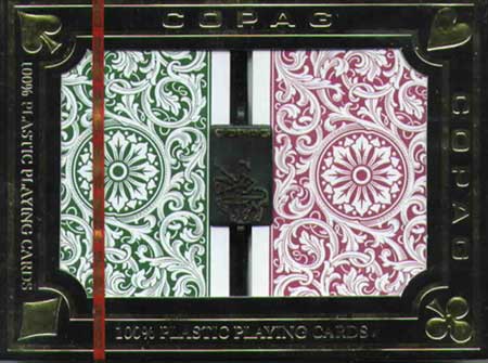 Copag Plastic Playing Cards - Set of 2 Decks - REGULAR Index