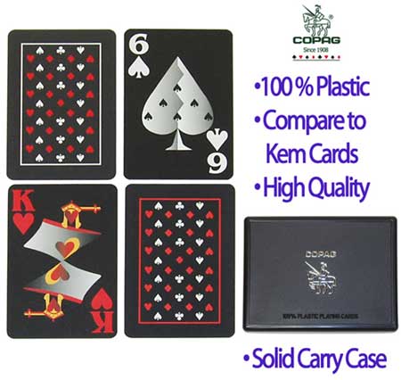 Copag Plastic Playing Cards - Set of 2 Decks - EPOC JUMBO Index