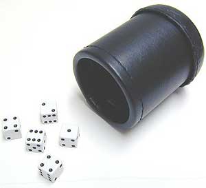 Deluxe Dice Cup with Dice
