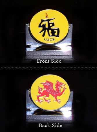 Luck and Dragon Poker Card Guard Spinner