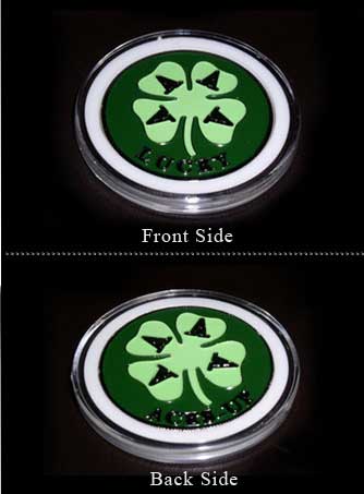 Four Leaf Clover Poker Card Guard