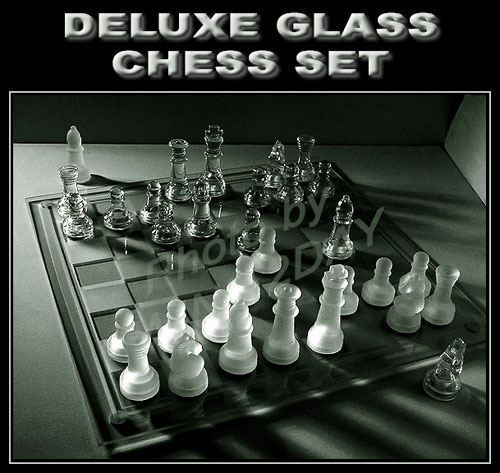 Glass Chess Set
