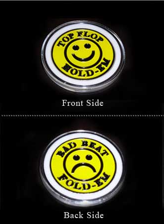 Happy Face Bad Beat Poker Card Guard