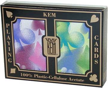 Kem IMPRESSIONS Plastic Playing Cards - Set of 2 Decks