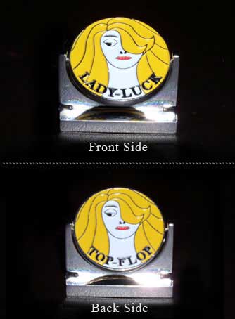 Lady Luck Poker Card Guard Spinner
