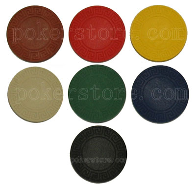 Large Greek Key Super Gem 500 CLAY Chip Set