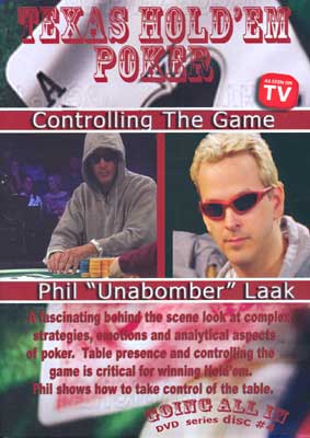 Phil Laak Controlling the Poker Game - DVD