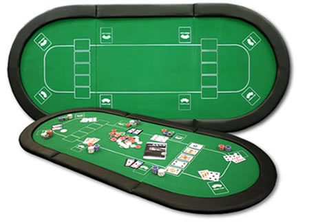 Deluxe Poker Table Top with Armrest Padding