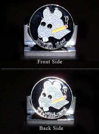 River Rat Poker Card Guard Spinner