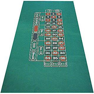 Roulette Felt Layout (36" x 72")
