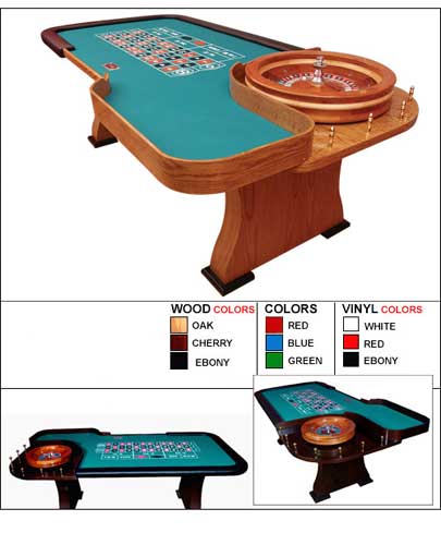 Roulette Table - 8ft Custom Made