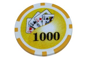 Royal Flush Ying Yang - $1000 Chip