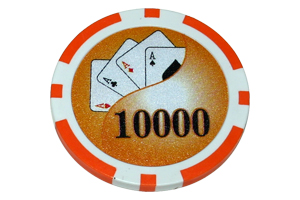 Royal Flush Ying Yang - $10000 Chip