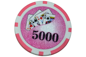 Royal Flush Ying Yang - $5000 Chip