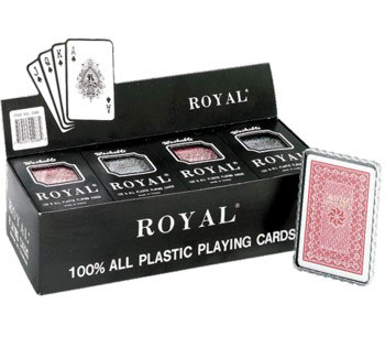 Royal Playing Cards - 100% Plastic - Jumbo Index