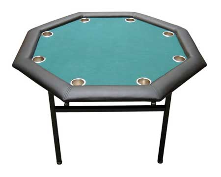 Octagon Texas Holdem Poker Table w/ Folding Legs