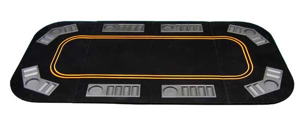 Texas Holdem Poker Deluxe Table Top - Black